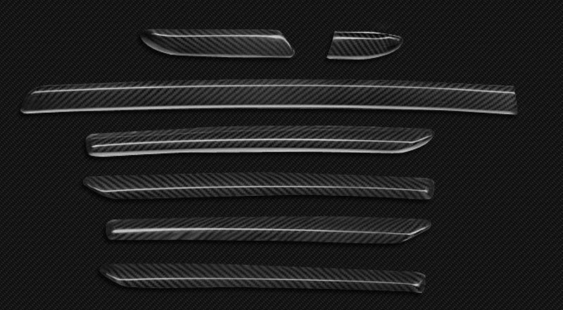 Carbon Fiber Interior Trim Set for Audi A3 / S3 / RS3 8V 2014-2020 (7 Pieces)