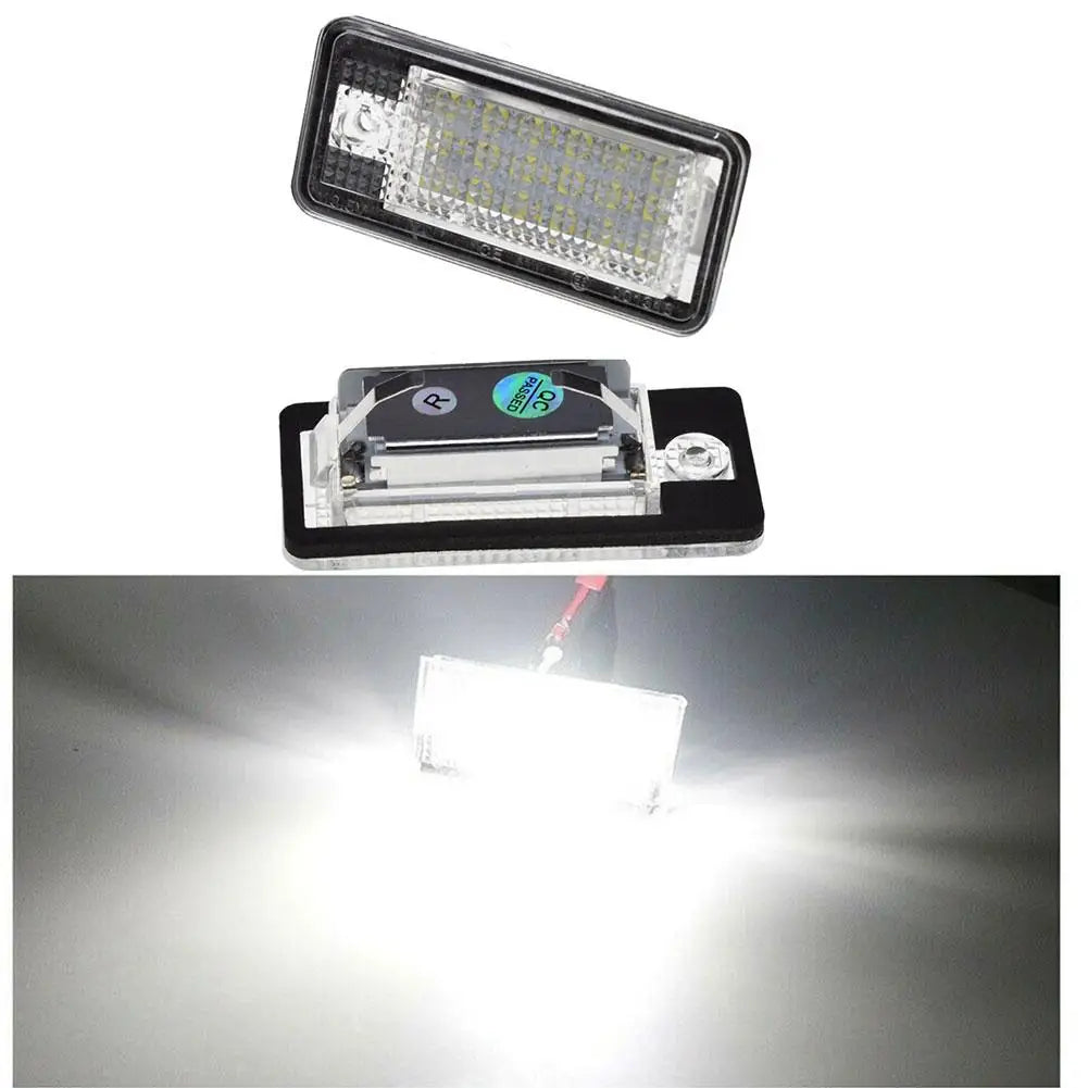 Audi A3 S3 A4 S4 A6 C6 A8 S8 Q7 LED License Plate Lights