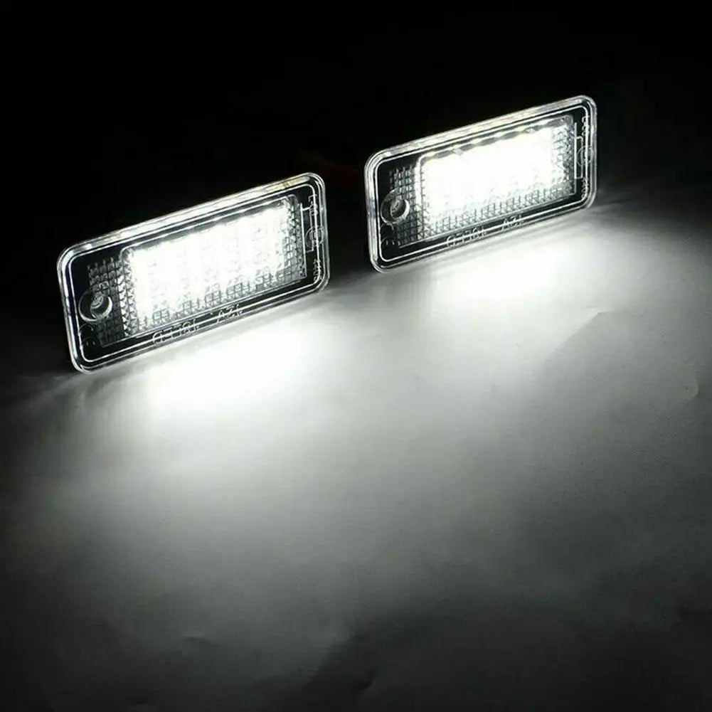 Audi A3 S3 A4 S4 A6 C6 A8 S8 Q7 LED License Plate Lights