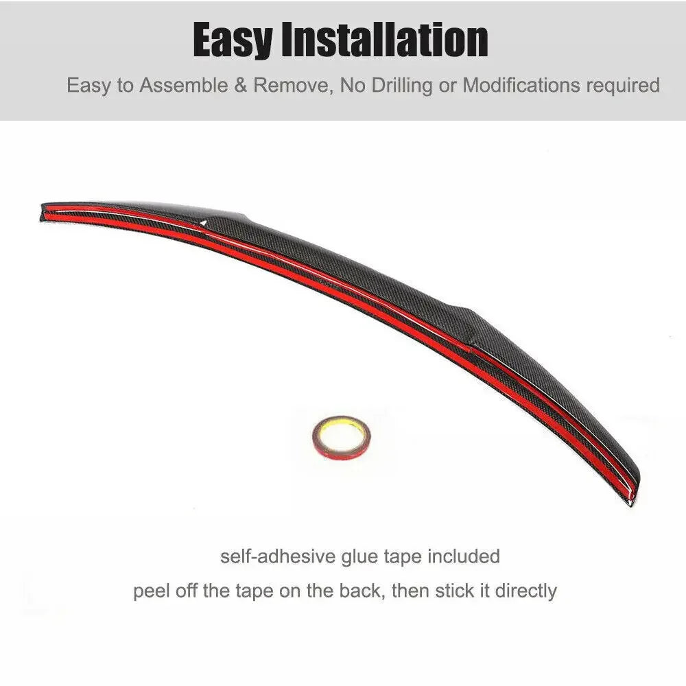 Rear Trunk Spoiler for Audi B9 A5/S5/RS5 4-Door 2017-2024