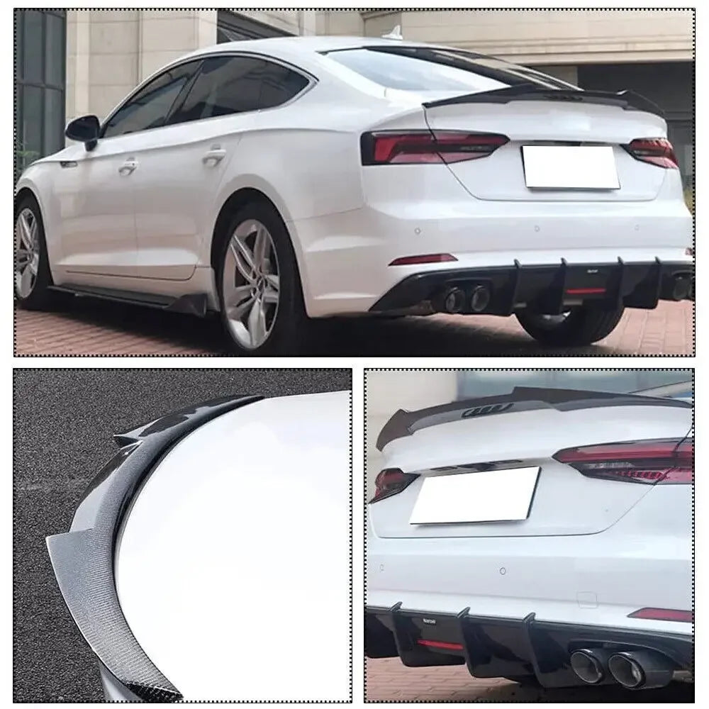 Rear Trunk Spoiler for Audi B9 A5/S5/RS5 4-Door 2017-2024