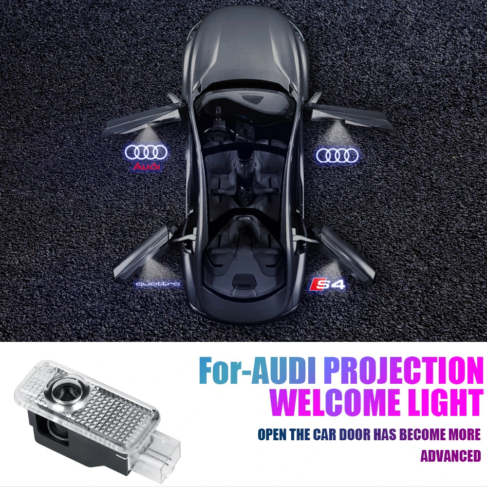 Audi Logo LED Door Welcome Lights