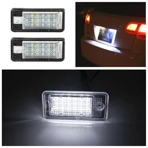 Audi A3 S3 A4 S4 A6 C6 A8 S8 Q7 LED License Plate Lights