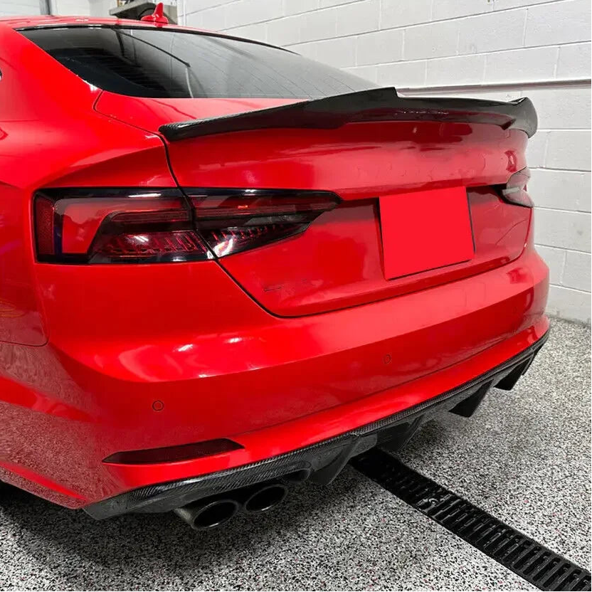 Rear Trunk Spoiler for Audi B9 A5/S5/RS5 4-Door 2017-2024